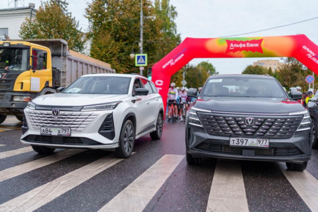 CHANGAN обеспечил трансфер и сопровождение участников заезда Альфа-Банк Gran Fondo Руза